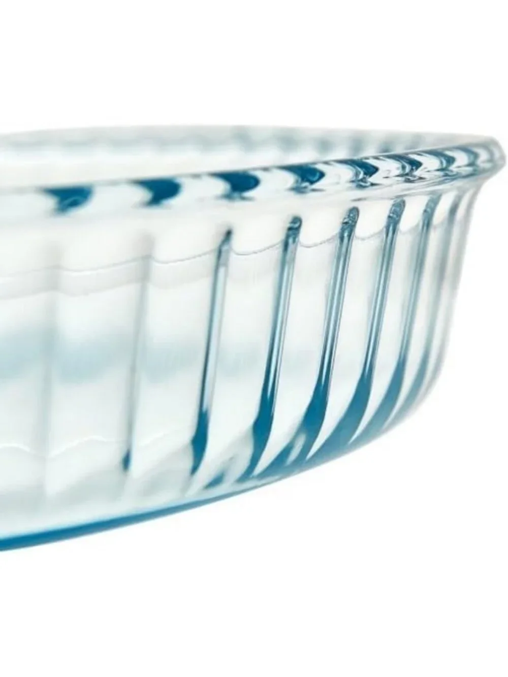 2-Piece Round Glass Baking Dishes Set - Oven Safe Casserole & Pie Pan, 12.5